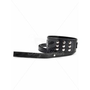 Black Collar With Leash - image 2