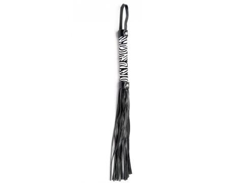 White Small Leopard Flogger - 2