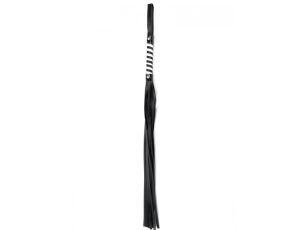 Black White Long Stripe Flogger - image 2