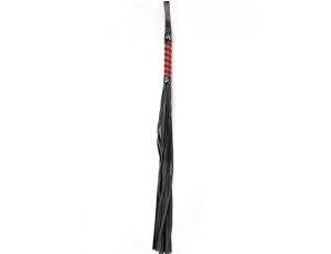 Black Red Long Stripe Flogger - image 2