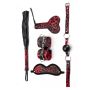 5 Pieces Leopard Bondage Set - 3