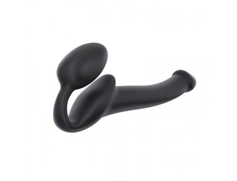 SEMI-REALISTIC BENDABLE STRAP-ON BLACK - S