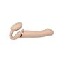 VIBRATING STRAP-ON - L - VANILLA - 2