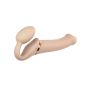 VIBRATING STRAP-ON - L - VANILLA - 3