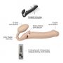 VIBRATING STRAP-ON - L - VANILLA - 6