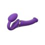 VIBRATING STRAP-ON - M - PURPLE - 4