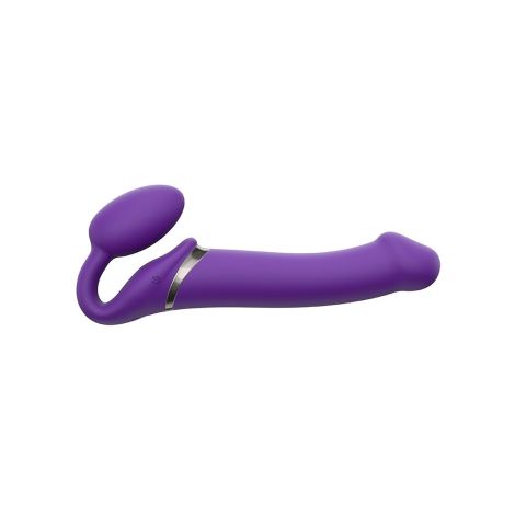 VIBRATING STRAP-ON - L - PURPLE