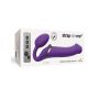 VIBRATING STRAP-ON - L - PURPLE - 3