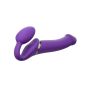 VIBRATING STRAP-ON - L - PURPLE - 4