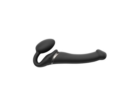 VIBRATING STRAP-ON - M - BLACK