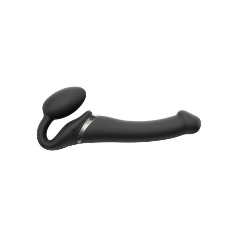 VIBRATING STRAP-ON - M - BLACK