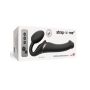 VIBRATING STRAP-ON - M - BLACK - 3