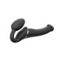 VIBRATING STRAP-ON - M - BLACK - 4