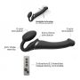 VIBRATING STRAP-ON - M - BLACK - 6