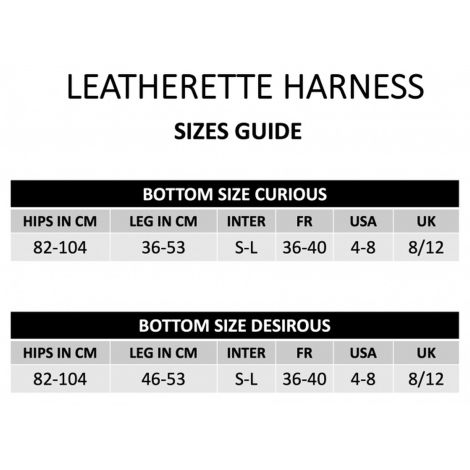 LEATHERETTE HARNESS CURIOUS - 12