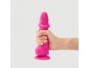 SLIDING SKIN REALISTIC DILDO FUCHSIA L - image 2