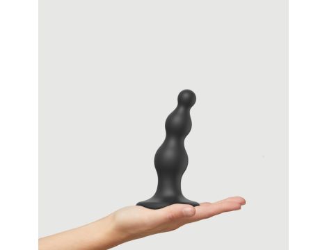 DILDO PLUG BEADS BLACK - S - 3