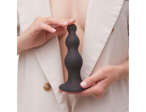 DILDO PLUG BEADS BLACK - S - 5