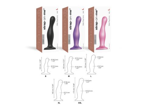 DILDO PLUG CURVY BLACK - XL - 4