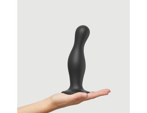 DILDO PLUG CURVY BLACK - XL - 6