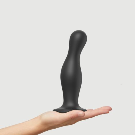 DILDO PLUG CURVY BLACK - XL - 6