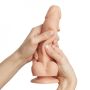 SLIDING SKIN REALISTIC DILDO VANILLA M - 2