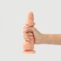 SLIDING SKIN REALISTIC DILDO VANILLA M - 3