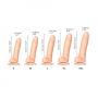 SLIDING SKIN REALISTIC DILDO VANILLA M - 5