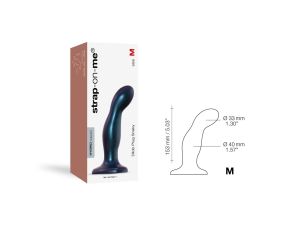 DILDO PLUG SNAKY BLEU METALLIC - M - image 2