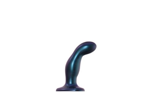 DILDO PLUG SNAKY BLEU METALLIC - M