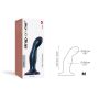 DILDO PLUG SNAKY BLEU METALLIC - M - 4