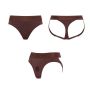 HARNESS LINGERIE HEROINE - S - CHOCOLATE - 6