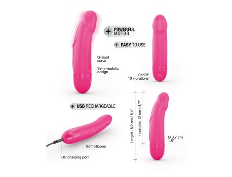 REAL VIBRATION S MAGENTA 2.0 - RECHARGEABLE - 4