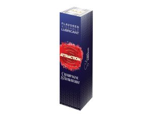 LUBRICANT ATTRACTION CHAMPAGNE STRAWBERRY 50 ML - image 2