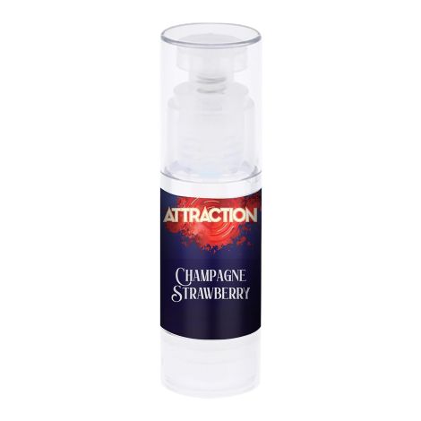 LUBRICANT ATTRACTION CHAMPAGNE STRAWBERRY 50 ML - 3