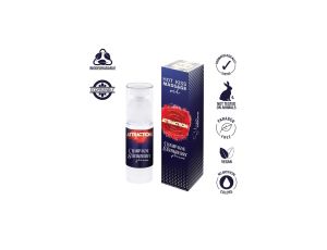 MASSAGE OIL  ATTRACTION CHAMPAGNE STRAWBERRY 50 ML - image 2