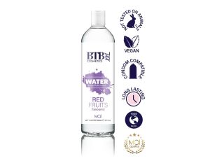 BTB WATER BASED FLAVORED RED FRUITS LUBRICANT 250ML - image 2