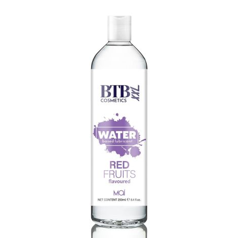 BTB WATER BASED FLAVORED RED FRUITS LUBRICANT 250ML