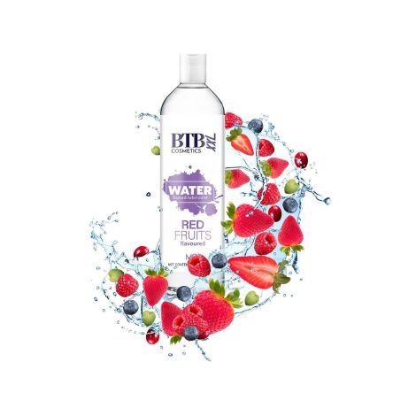 BTB WATER BASED FLAVORED RED FRUITS LUBRICANT 250ML - 4