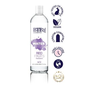 BTB WATER BASED FLAVORED RED FRUITS LUBRICANT 250ML - image 2