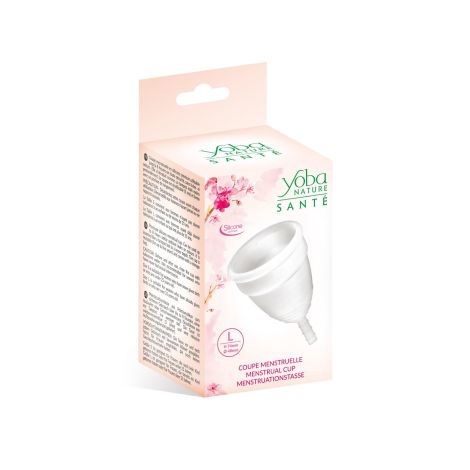 MENSTRUAL CUP WHITE L (Size: T2) - 2