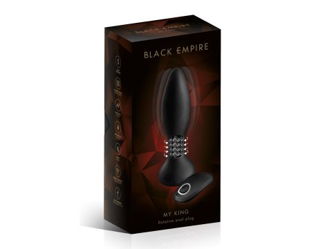 ANAL PLUG ANAL PLUG VIB MYKING BLACK (Size: T3)