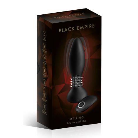 ANAL PLUG ANAL PLUG VIB MYKING BLACK (Size: T3) - 2