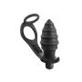 PROSTATE STIMULATOR COCKRING PLUG AP071 BLACK - 2