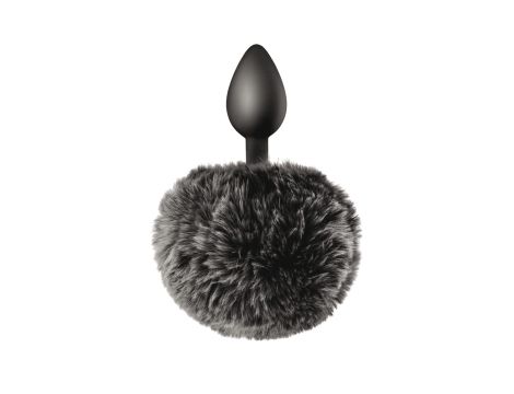 BLACK POMPOM ANAL PLUG