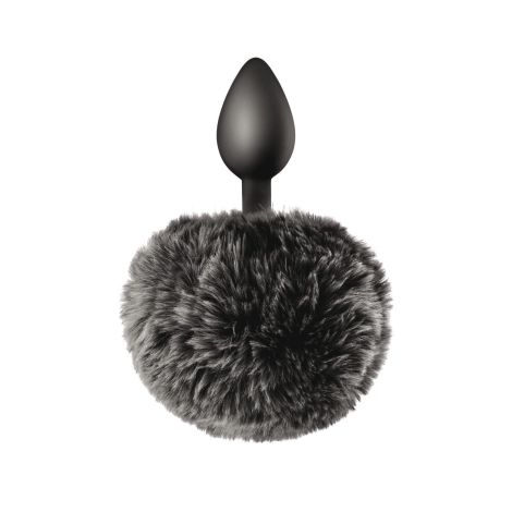 BLACK POMPOM ANAL PLUG