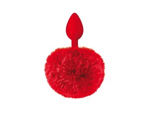 RED POMPOM ANAL PLUG