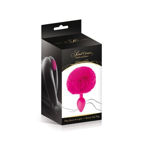 POMPOM FUCHSIA ANAL PLUG - 2