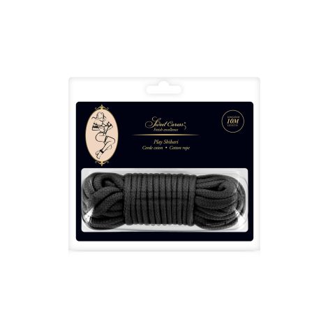 SM BONDAGE ROPE BLACK 10M (Size: T2) - 2