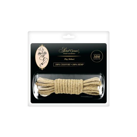 SM BONDAGE HEMP ROPE 5M (Size: S) - 2